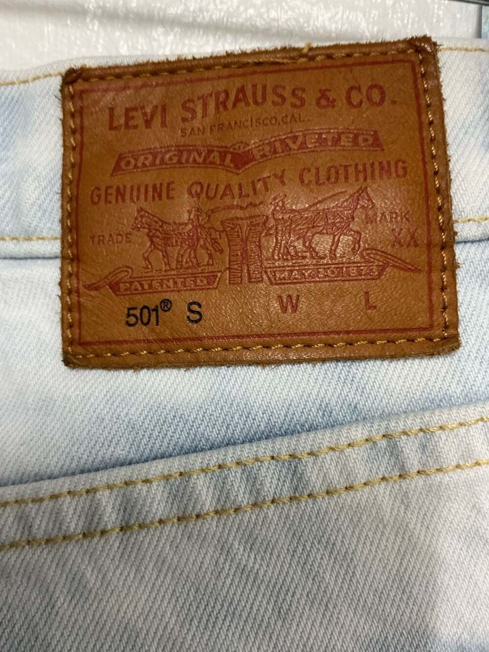 Levi's Premium 501 Quality Clothing Women's Jeans Size W27 X L28 - Picture 2 of 10